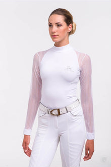  Cavalliera CONTESSA TECHNICAL Long Sleeve Show Shirt White