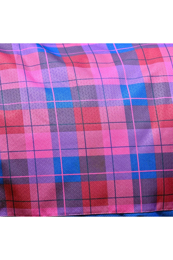 Weatherbeeta Dark Blue Pink Plaid DetachANeck 220gm Fill