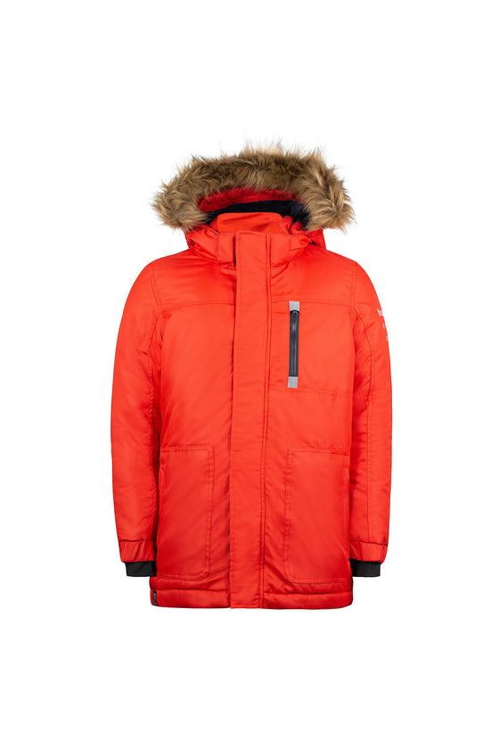 HORZE REMY KIDS PARKA JACKET RED