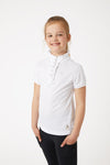 Horze Christel Kids Short Sleeve Ruffle Show Shirt