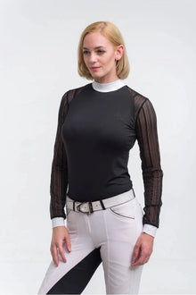  Cavalleria CONTESSA TECHNICAL Long Sleeve Show Shirt Black