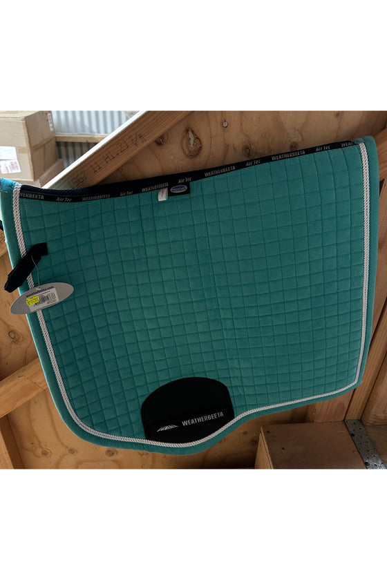 weatherbeeta prolux dressage saddle pad turquoise