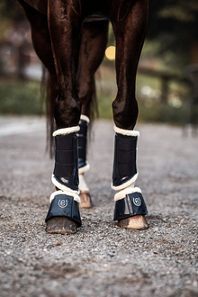 Equestrian Stockholm Bell Boots - Navy