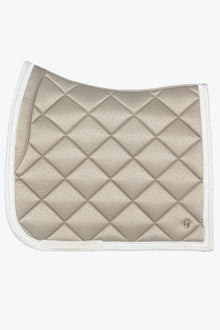  PS OF SWEDEN DRESSAGE SADDLE PAD - NATURAL MOON ROCK with crystals Full Size