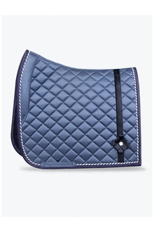  PS OF SWEDEN DRESSAGE SADDLE PAD - DIAMOND BOW DIM BLUE