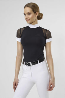  Cavalliera CONTESSA TECHNICAL Short Sleeve Show Shirt Black